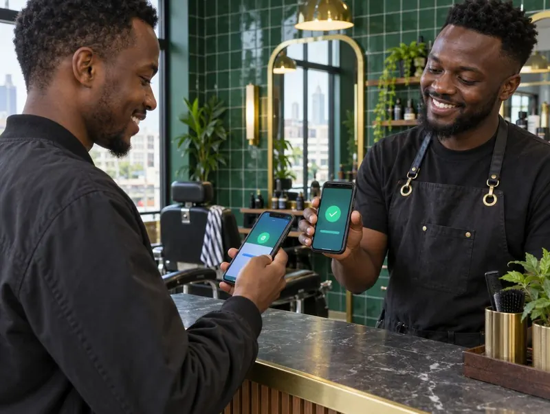 Illustration accompanying the m-pesa & cash guide